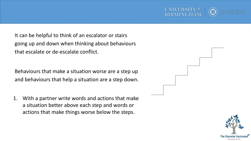 it can be helpful to think of an escalator
