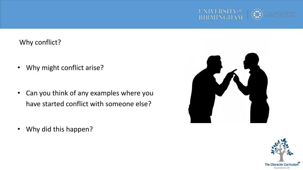 why conflict