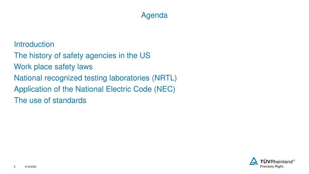 agenda