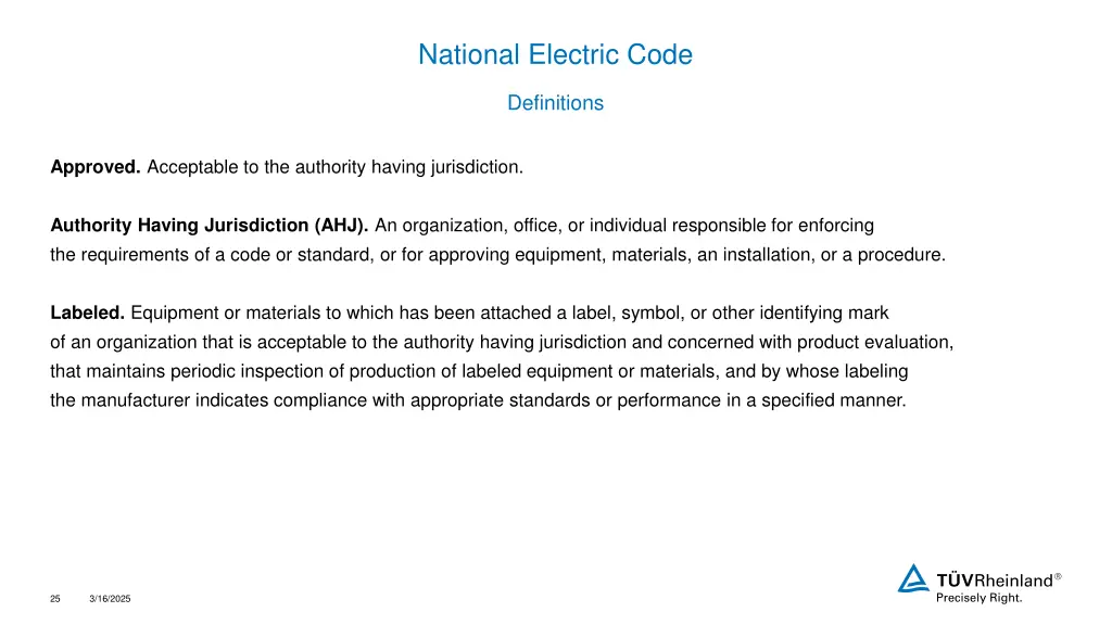 national electric code 1