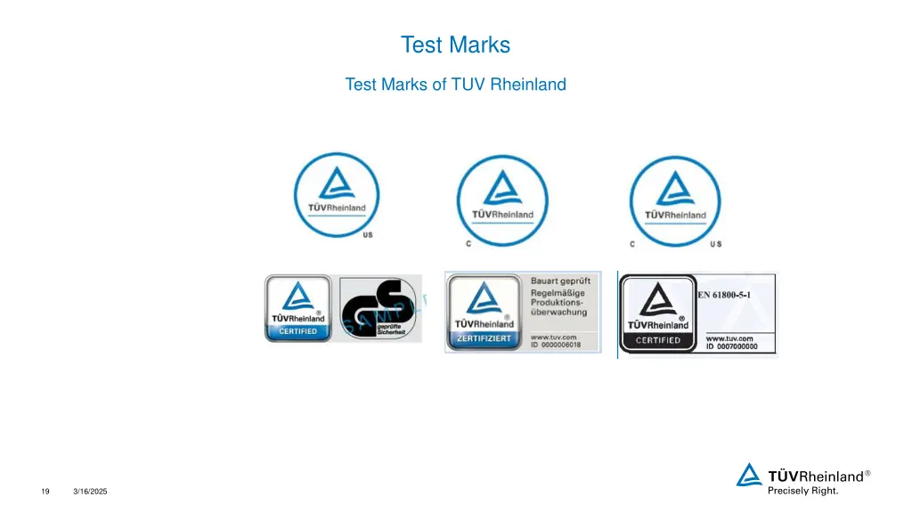 test marks