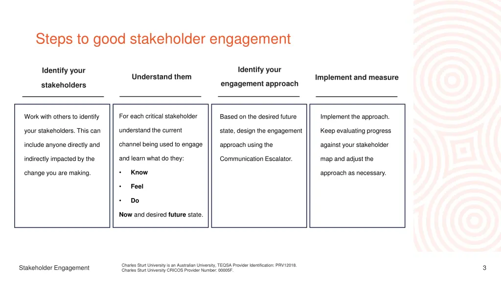 steps to good stakeholder engagement