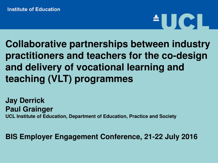 collaborative partnerships between industry