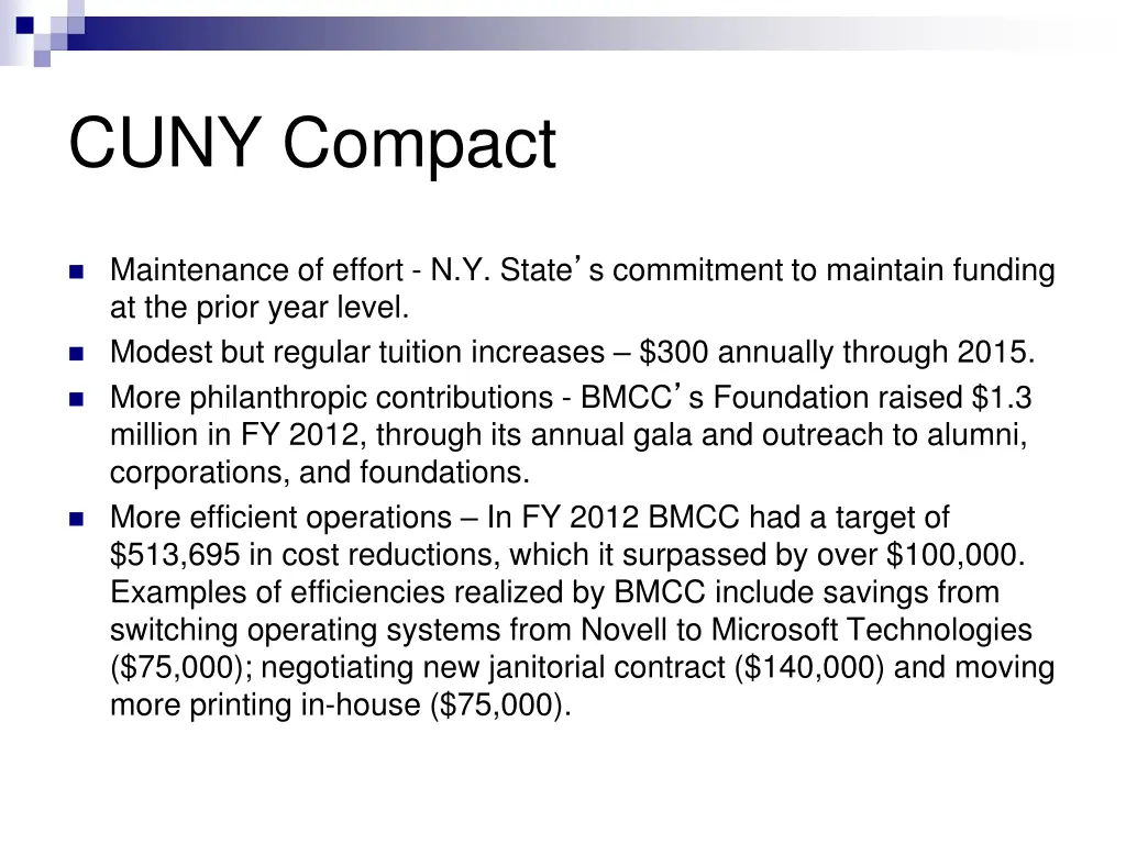 cuny compact