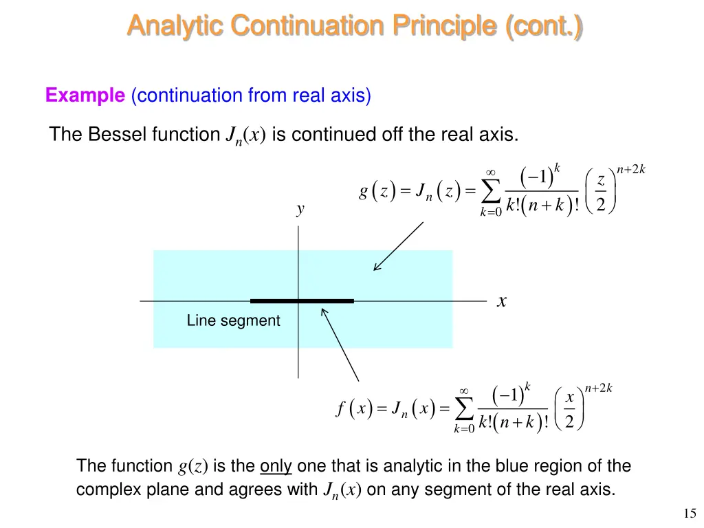 analytic continuation principle cont 4