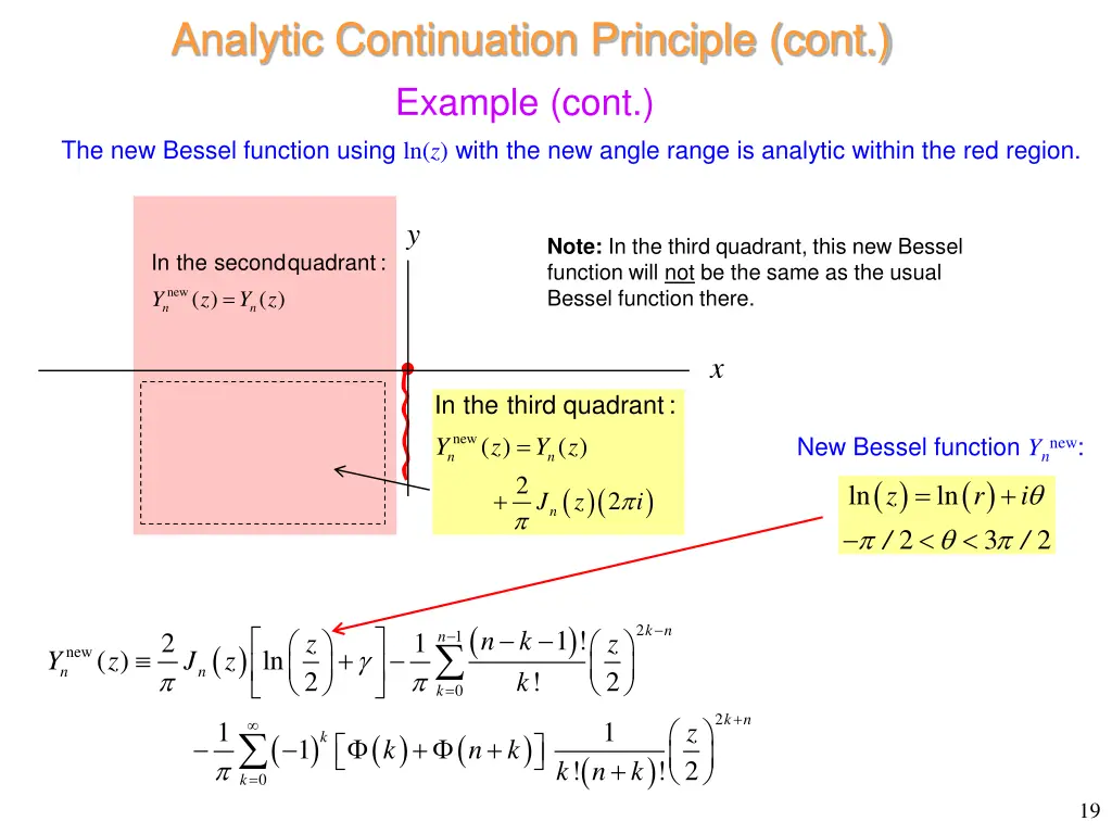 analytic continuation principle cont 8
