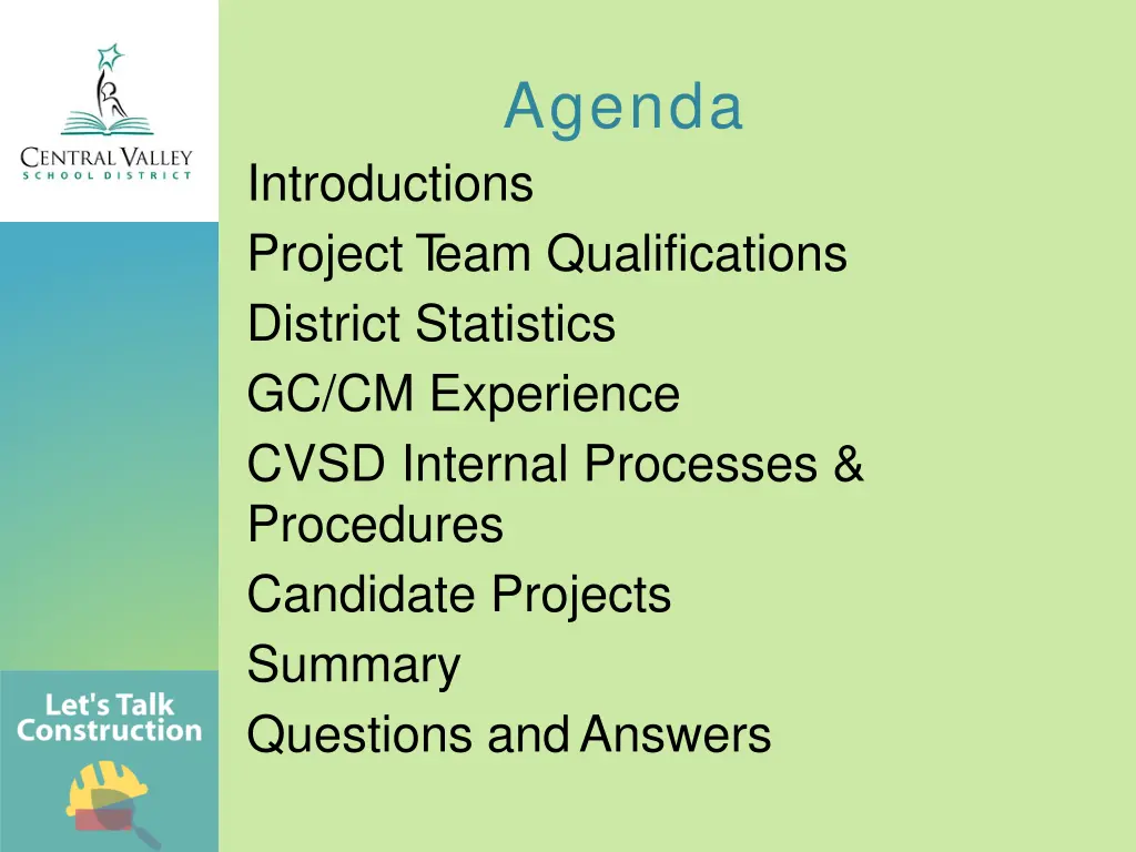 agenda