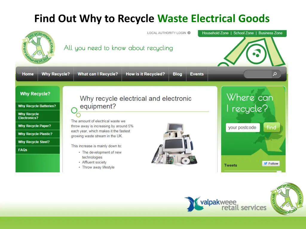 find out why to recycle waste electrical goods