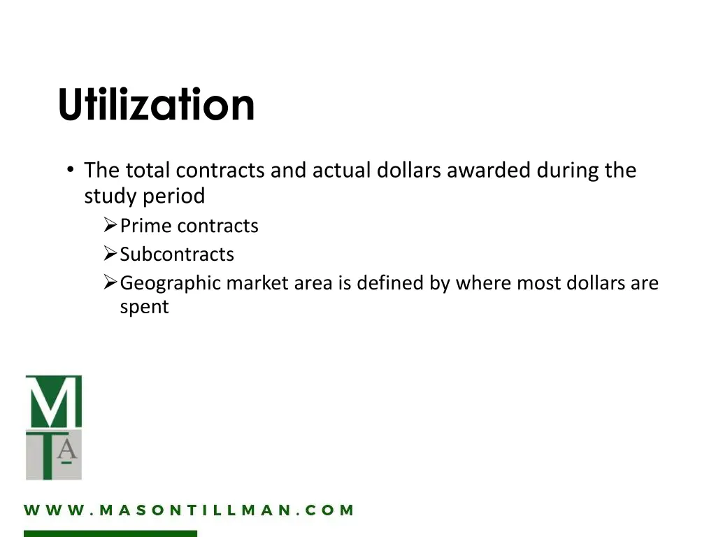 utilization