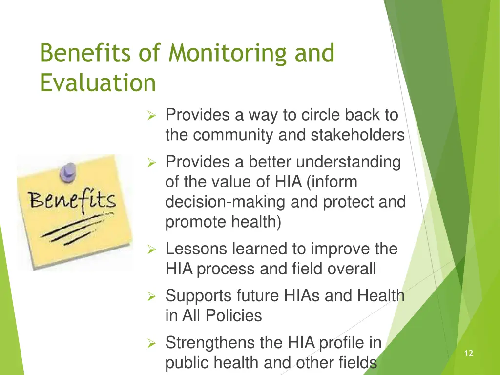 benefits of monitoring and evaluation 1