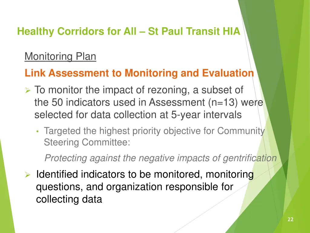 healthy corridors for all st paul transit hia 1