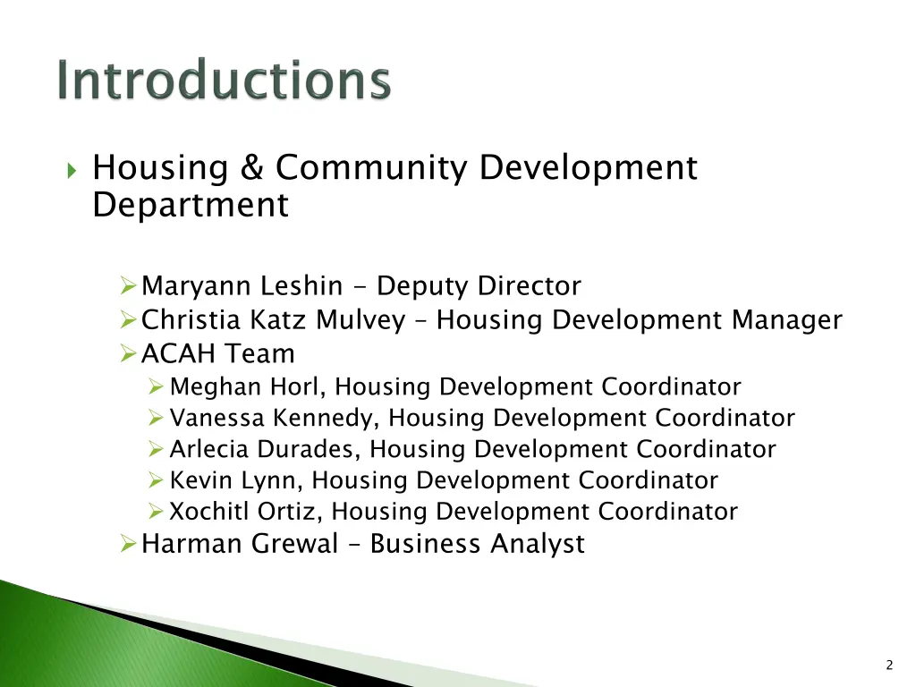 housing community development department
