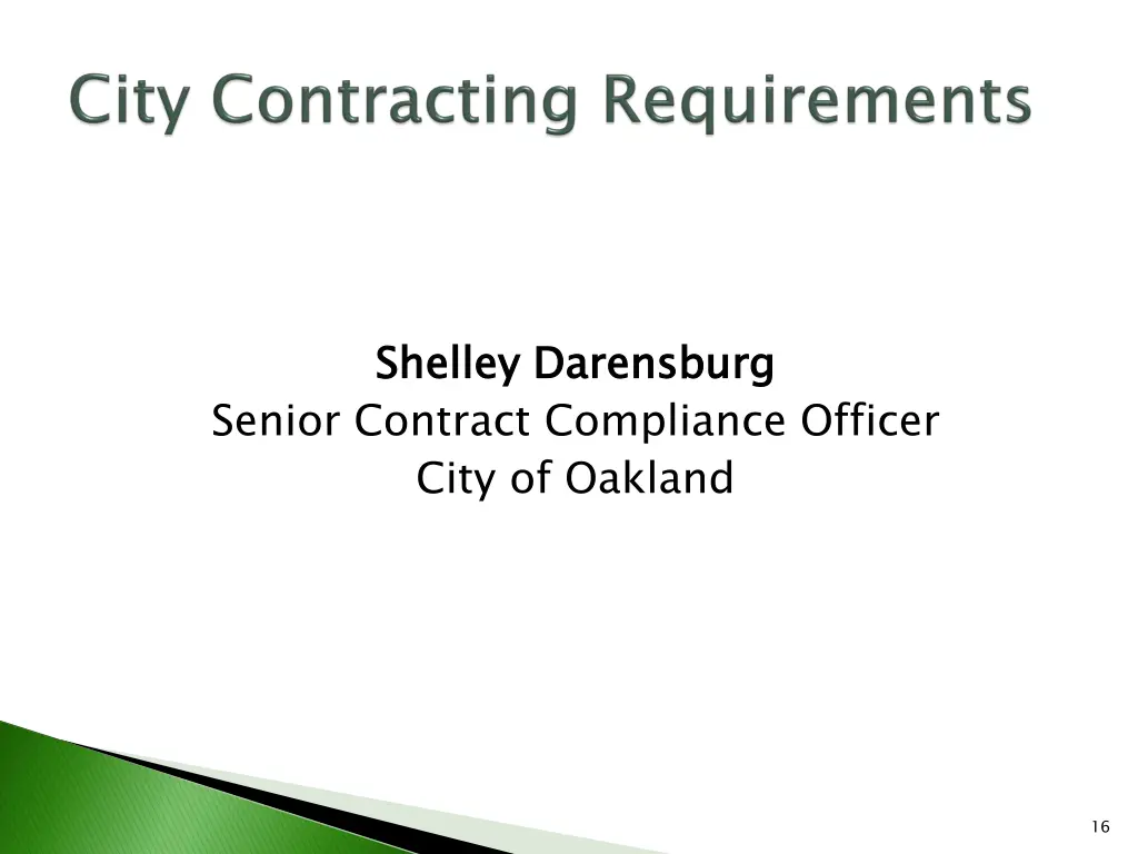 shelley darensburg senior contract compliance