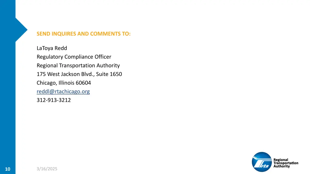send inquires and comments to