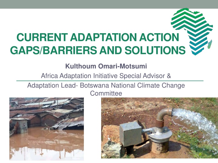 current adaptation action gaps barriers