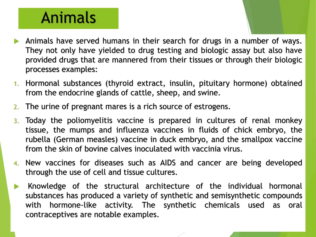animals