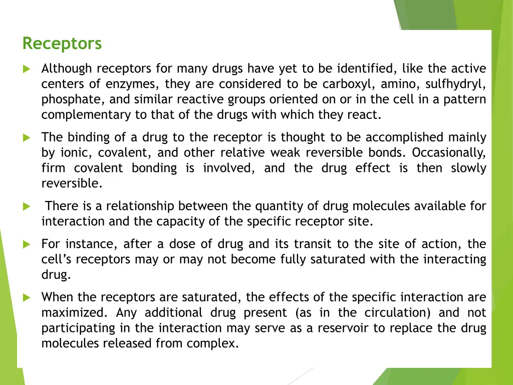 receptors