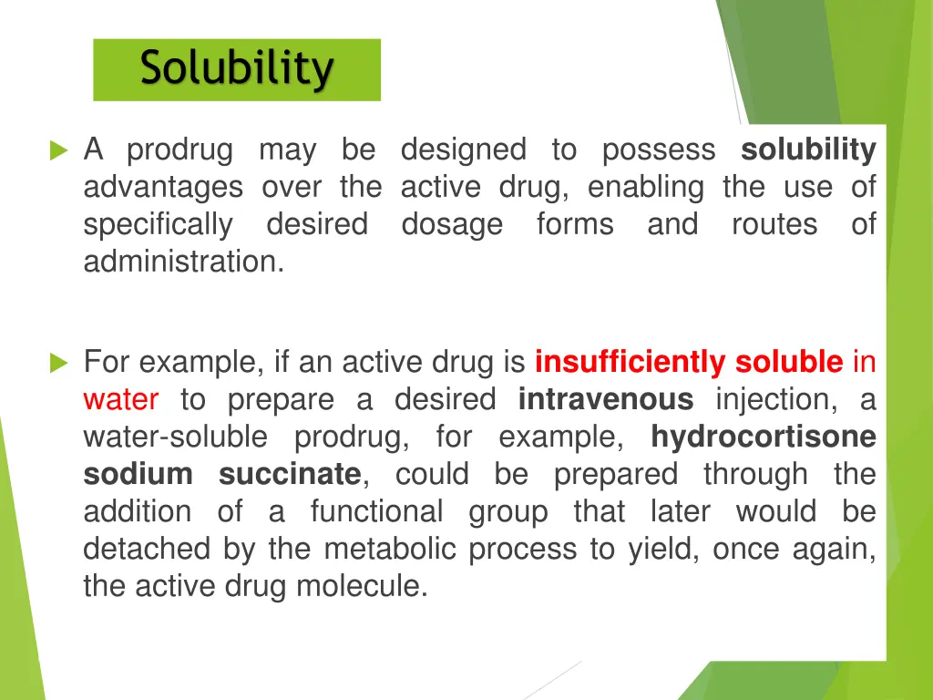 solubility