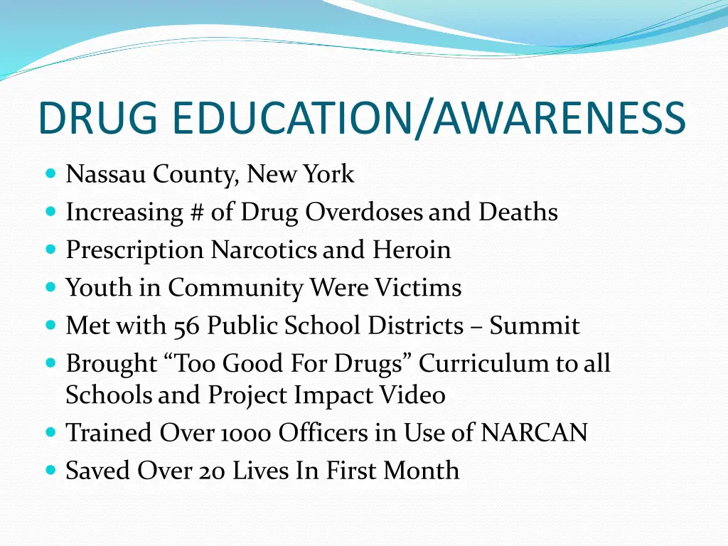 drug education awareness