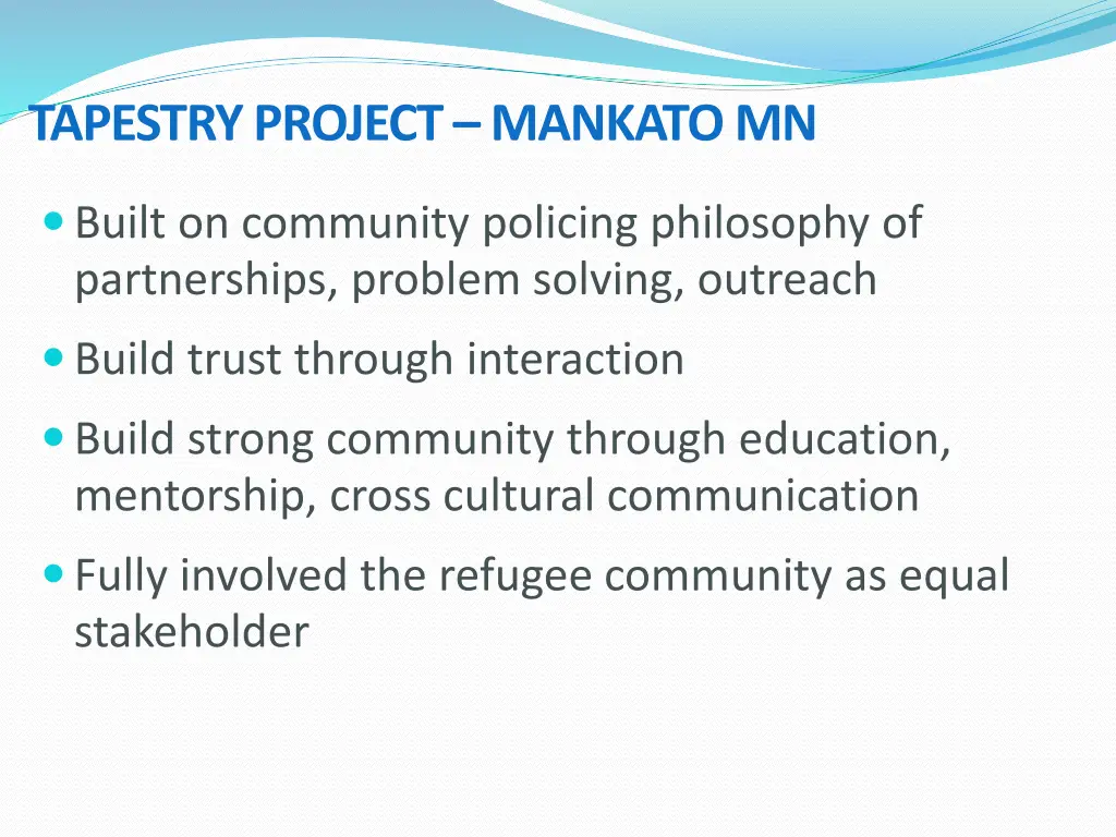 tapestry project mankato mn