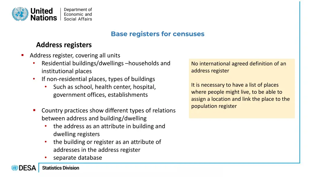 base registers for censuses 2
