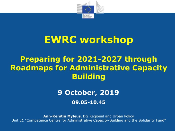 ewrc workshop