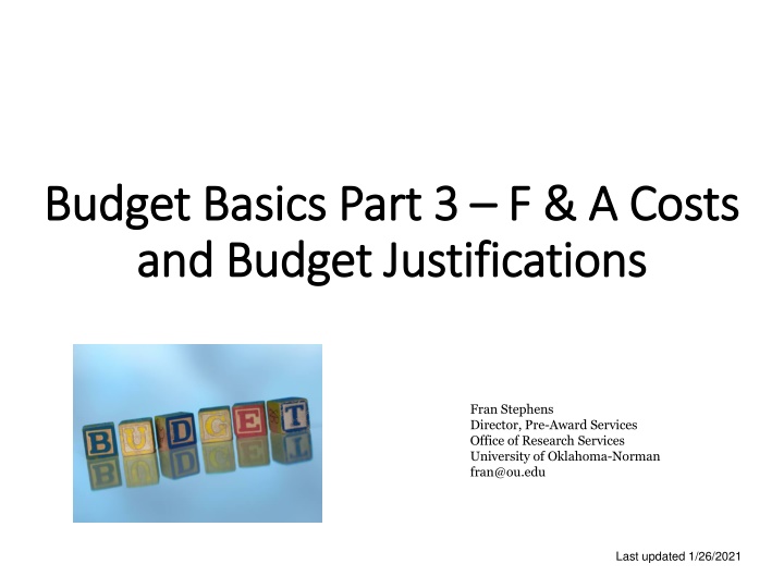 budget basics part 3 budget basics part