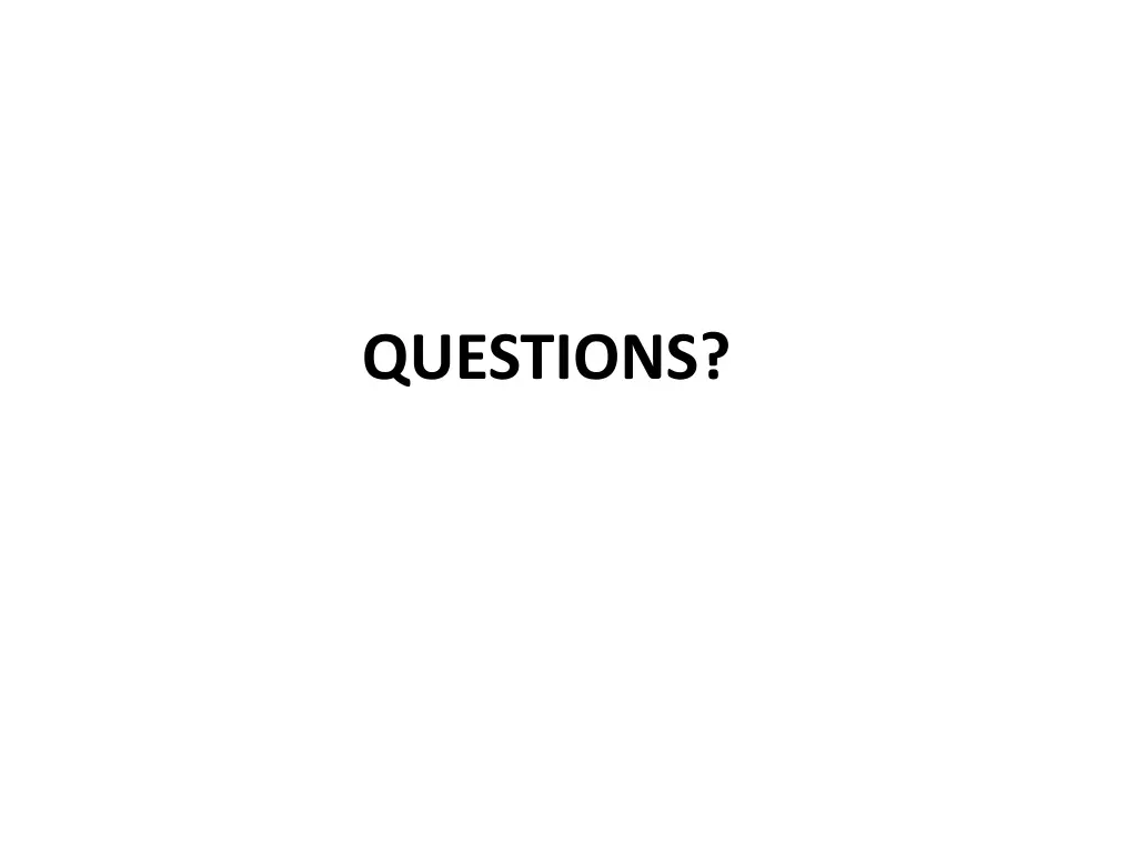 questions