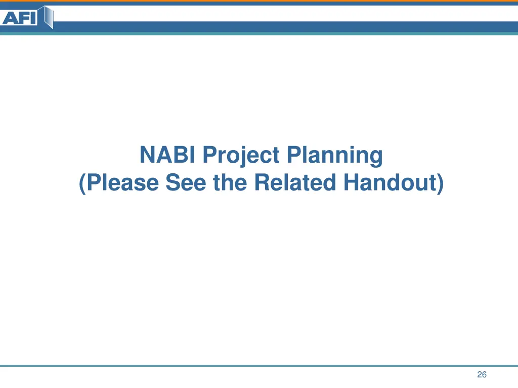 nabi project planning please see the related