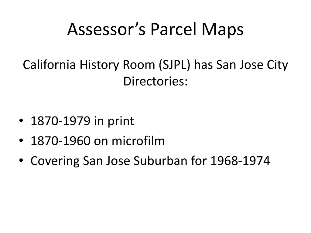 assessor s parcel maps