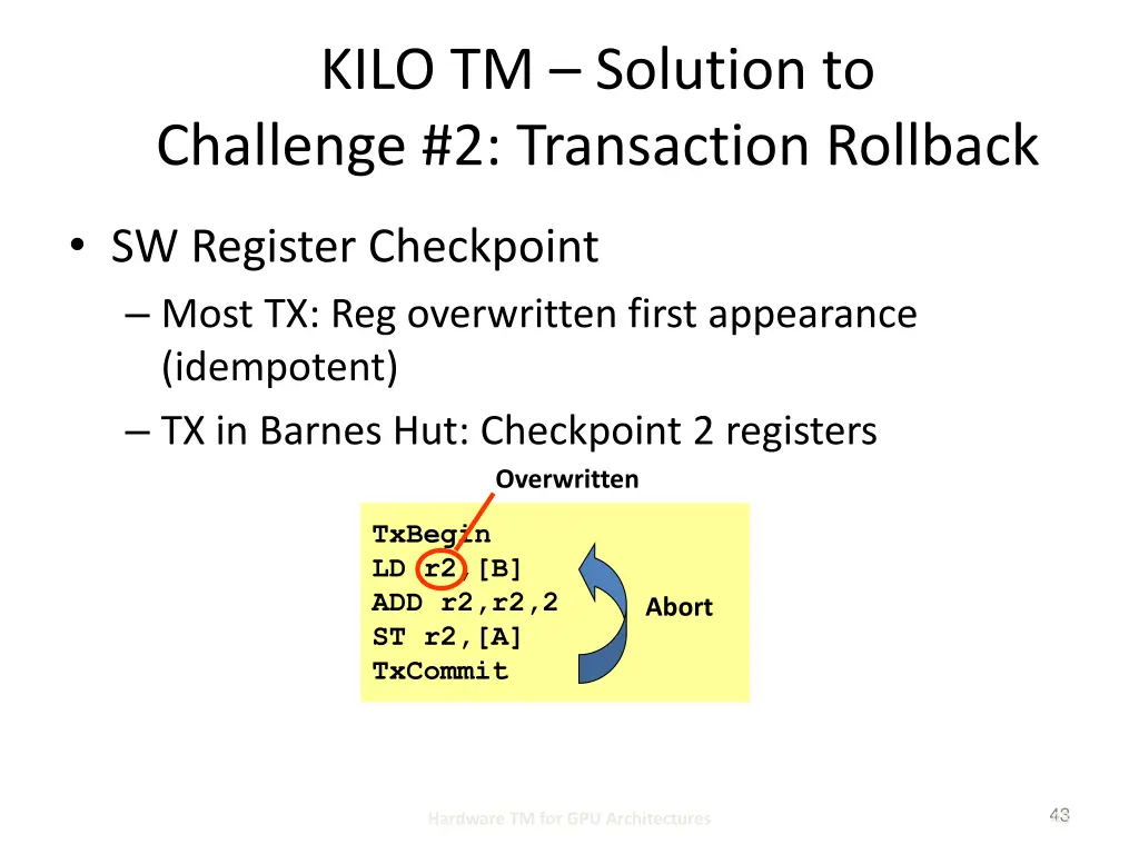 kilo tm solution to challenge 2 transaction