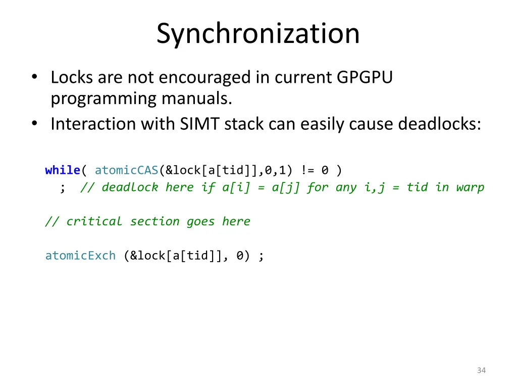 synchronization