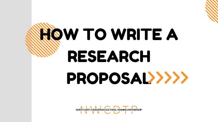 how to write a research proposal