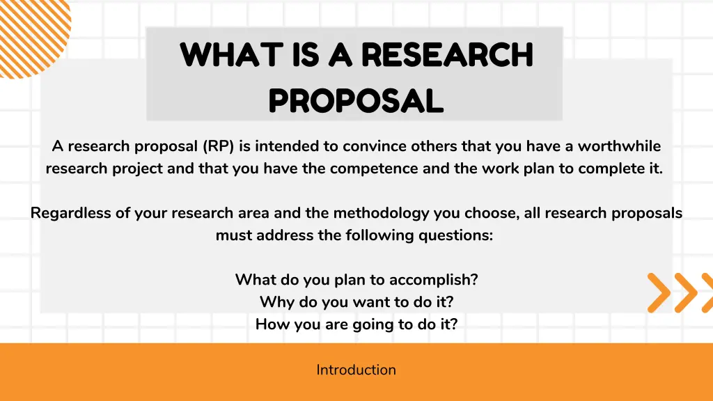 what is a research proposal