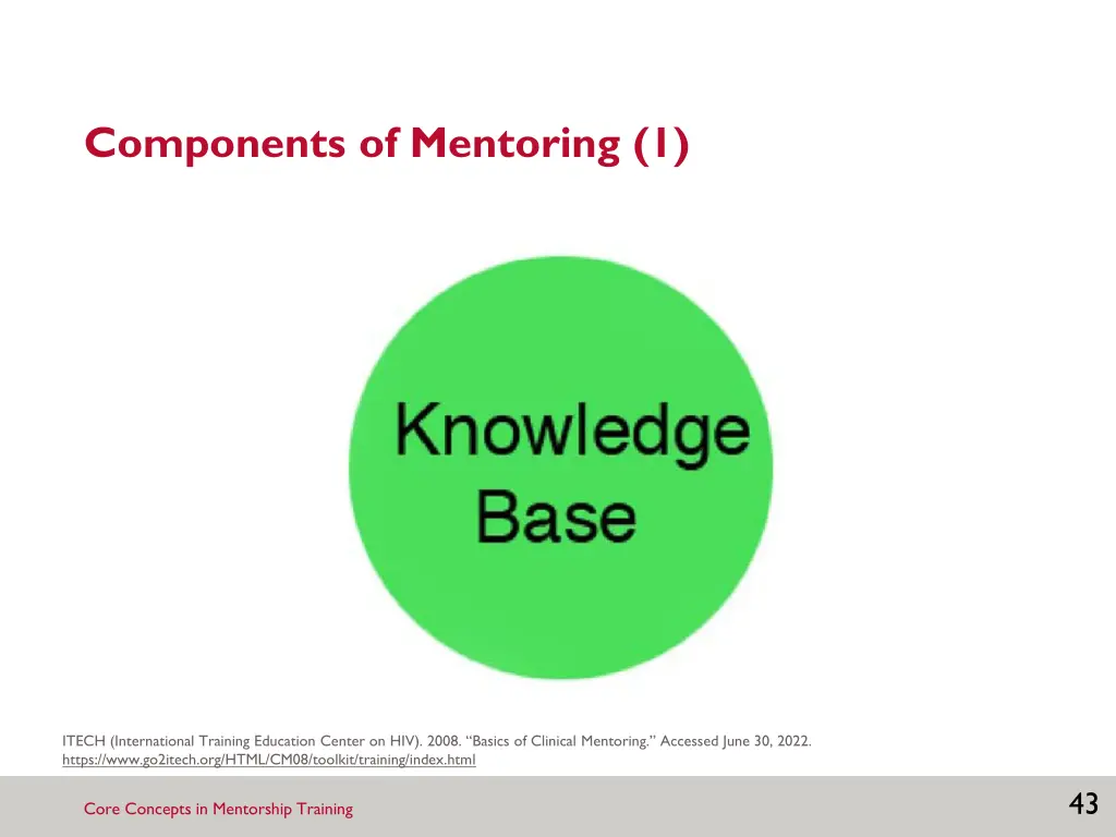 components of mentoring 1
