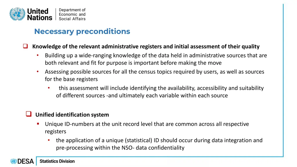 necessary preconditions 2