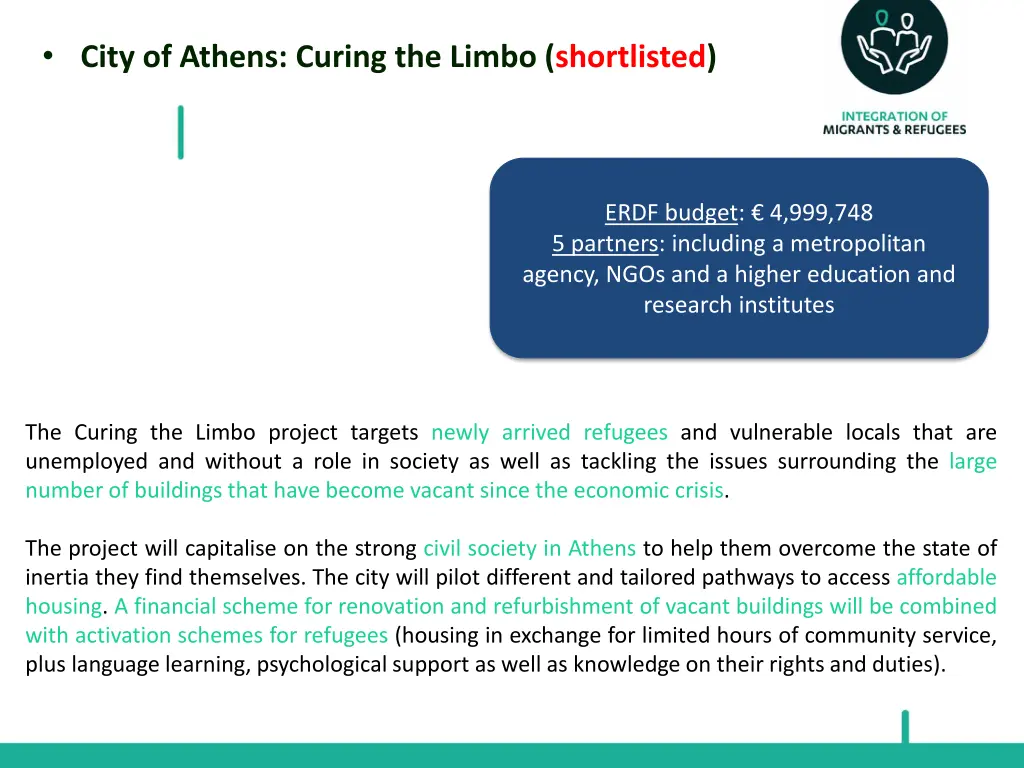 city of athens curing the limbo shortlisted