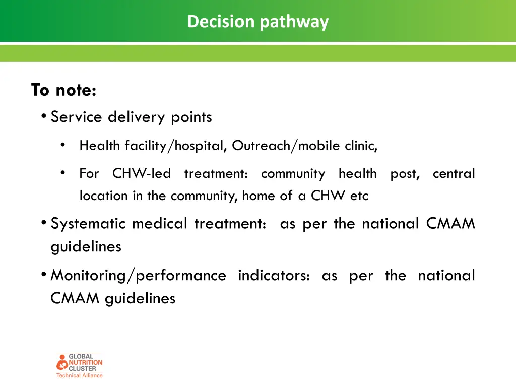 decision pathway