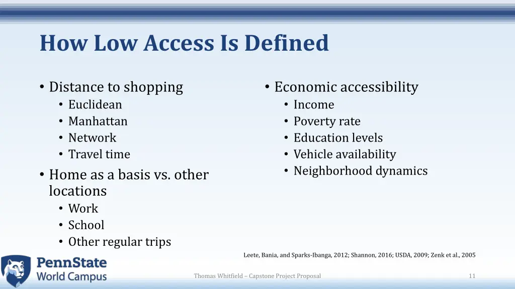how low access is defined