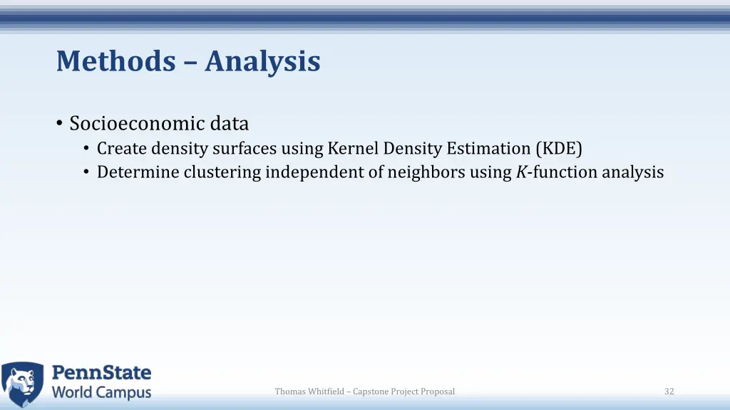 methods analysis