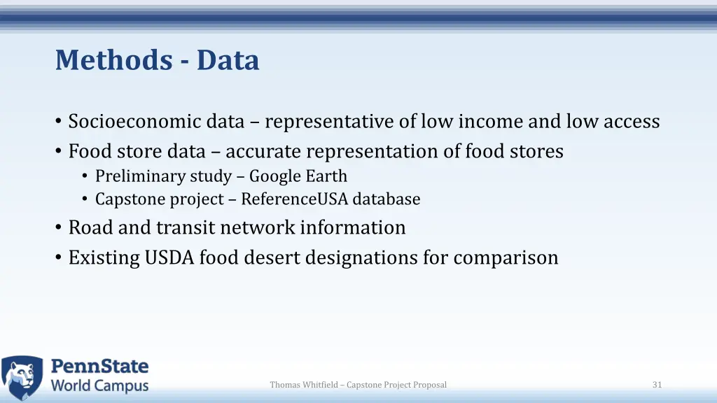 methods data 5