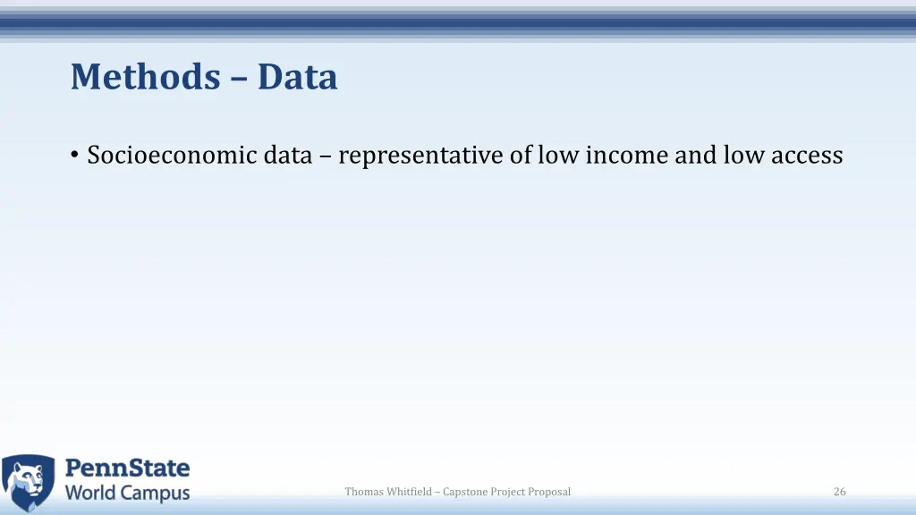 methods data