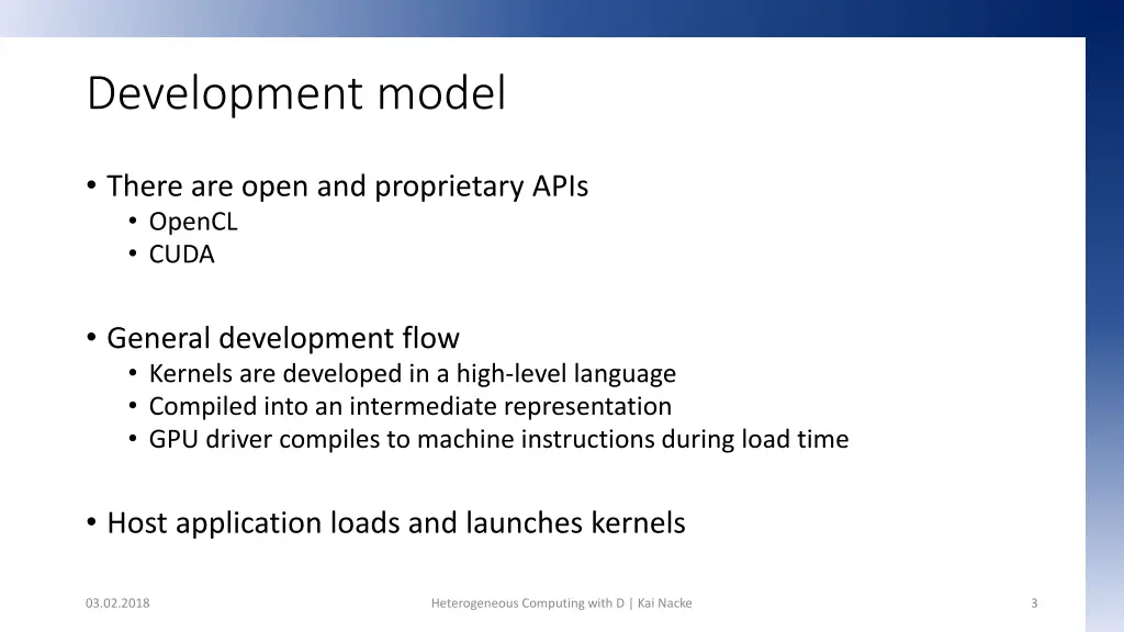 development model