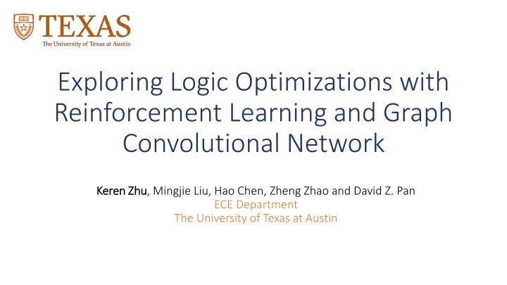 exploring logic optimizations with reinforcement