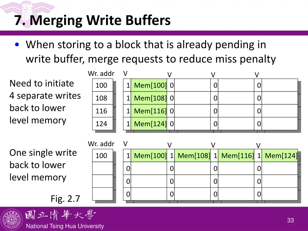 7 merging write buffers