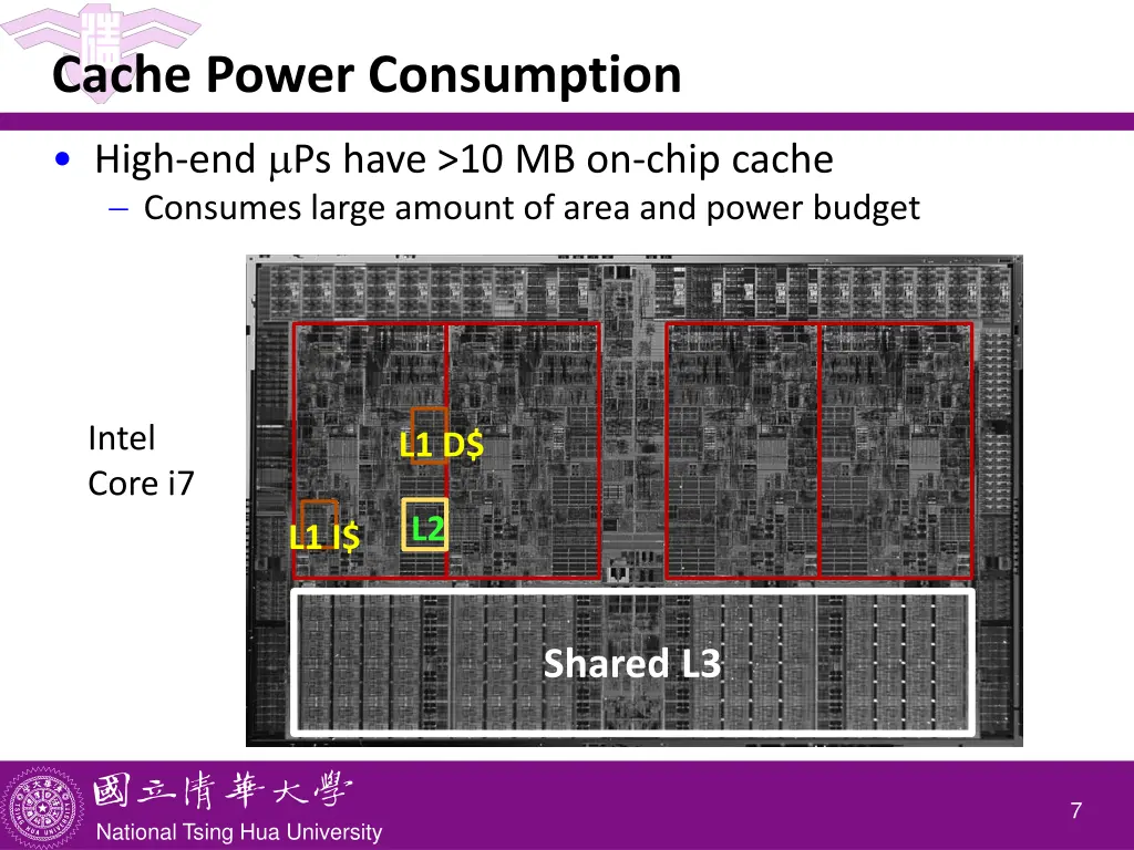 cache power consumption