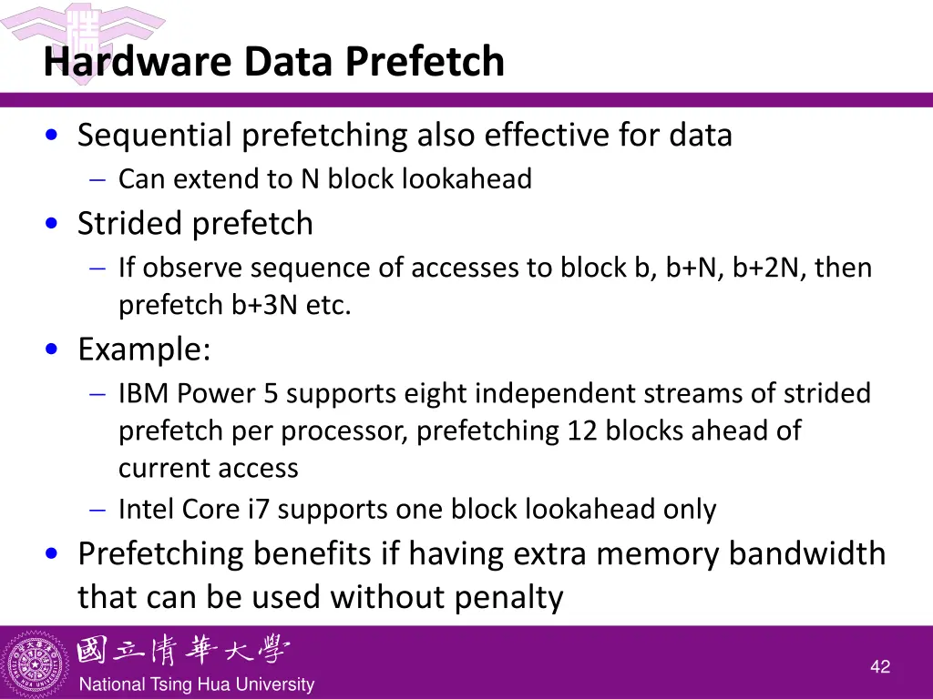 hardware data prefetch