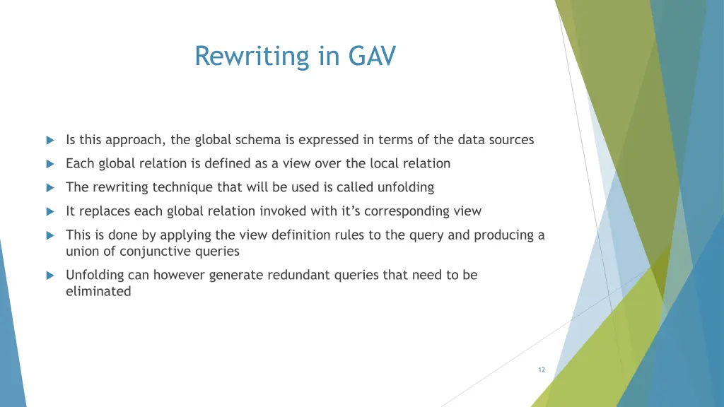 rewriting in gav