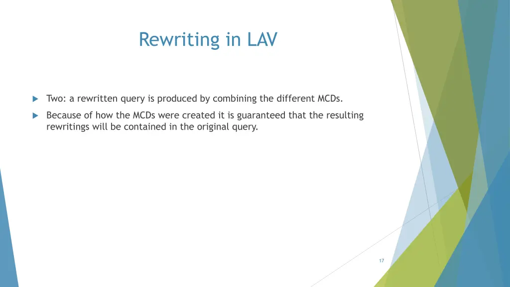 rewriting in lav 4