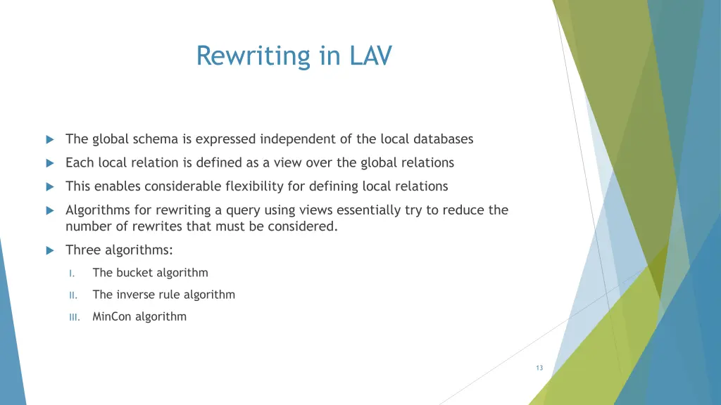 rewriting in lav